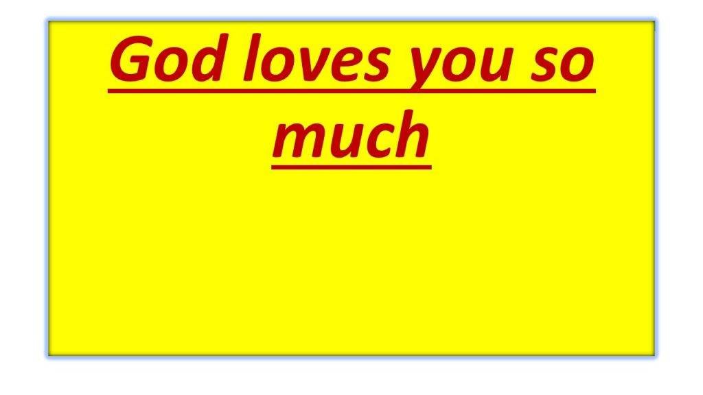 Frank Wyatt-We are loved by God