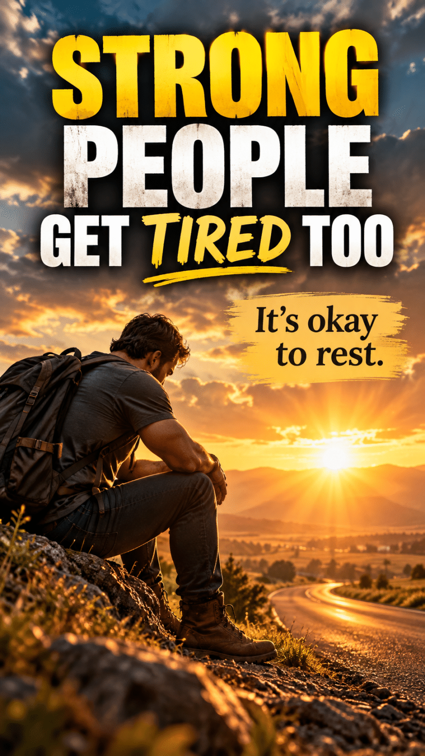 Strong People Get Tired Too - Featured Image for When the Strong One Gets Tired Blog Post
